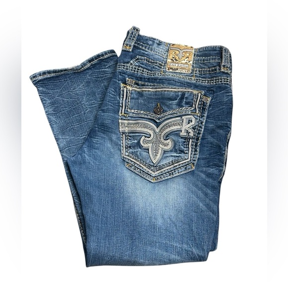 Rock Revival Jeans Men’s size 44x30 Alt Straight - Picture 1 of 11